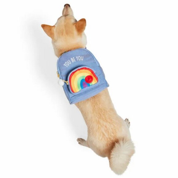 NWT ~ YOULY Pride Dog Backpack, Large/X-Large, Rainbow Design "You Be You" - Picture 3 of 9